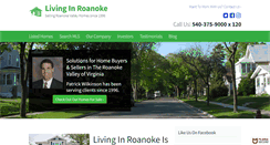 Desktop Screenshot of livinginroanoke.com